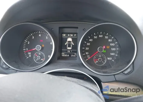 2012 Volkswagen Golf 2.5L 4-Door z USA, uszkodzony, nr VIN WVWDB7AJ9CW232139